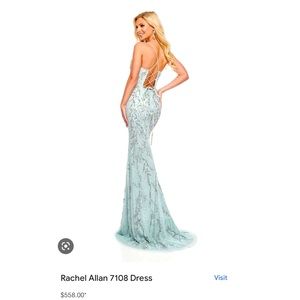 Rachel Allan Prom dress - Ice blue size 2